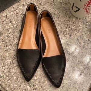 EDIE LEATHER LOAFERS LIKE NEW